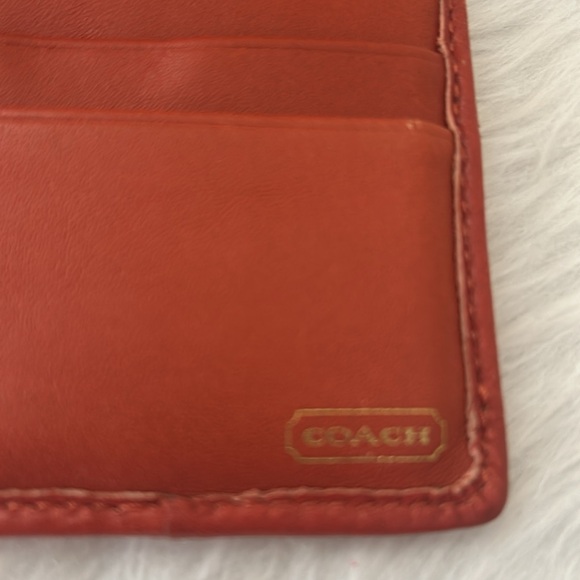 Coach burnt Orange Wallet, GUC - Picture 11 of 13